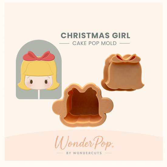 Christmas Girl Cake Pop Mold