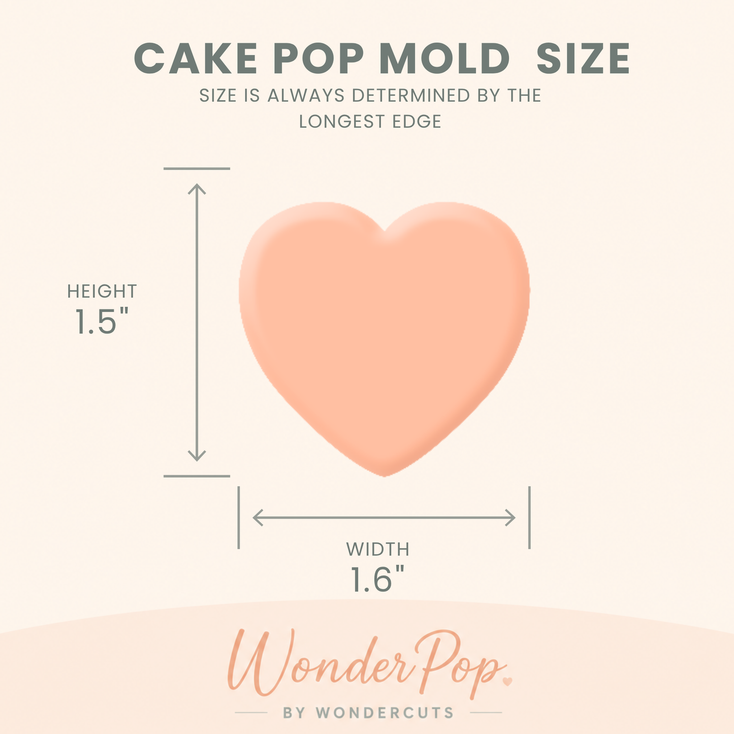 Basic Heart Cake Pop Mold