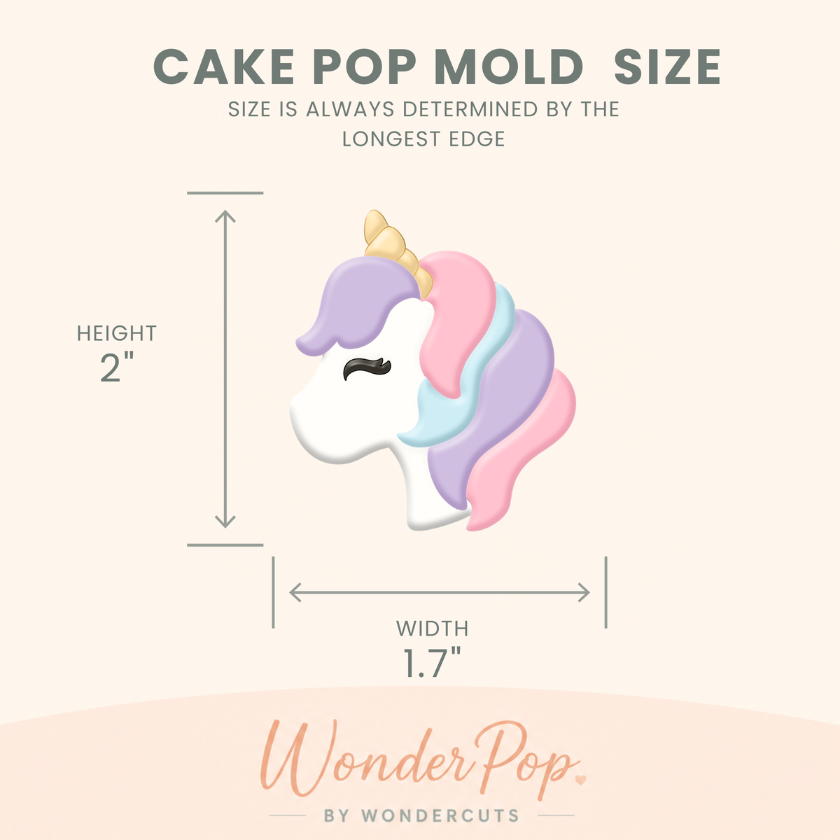 Unicorn Cake Pop Mold
