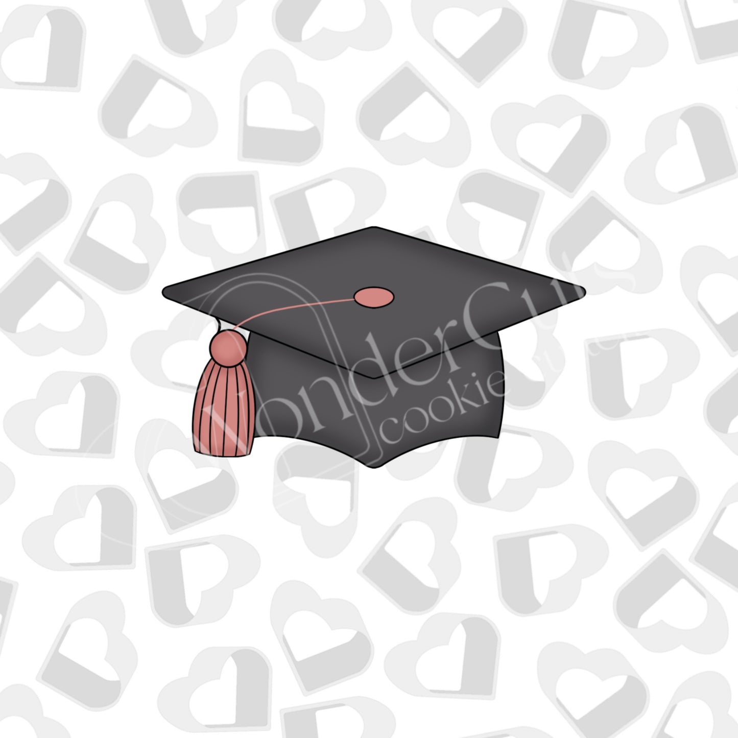 Grad Cap Cookie Cutter