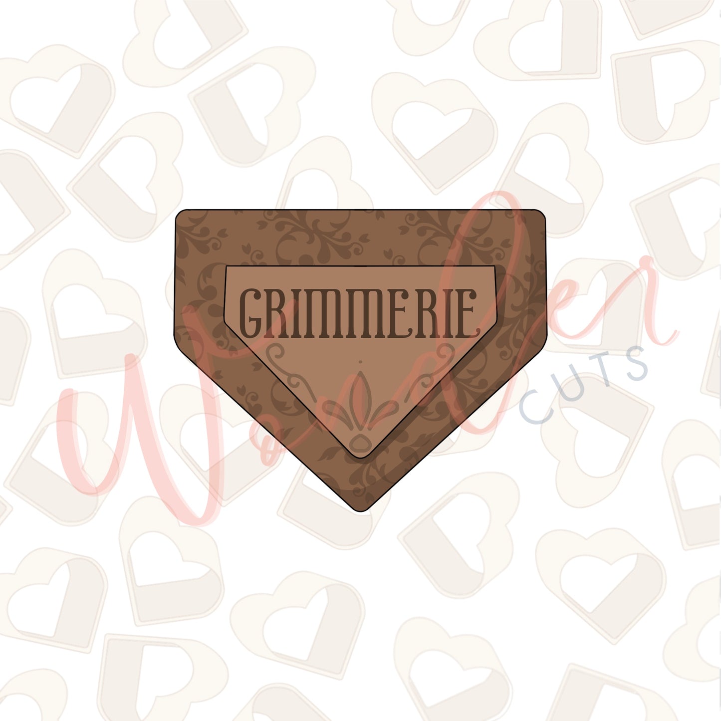 Old Spellbook Cookie Cutter