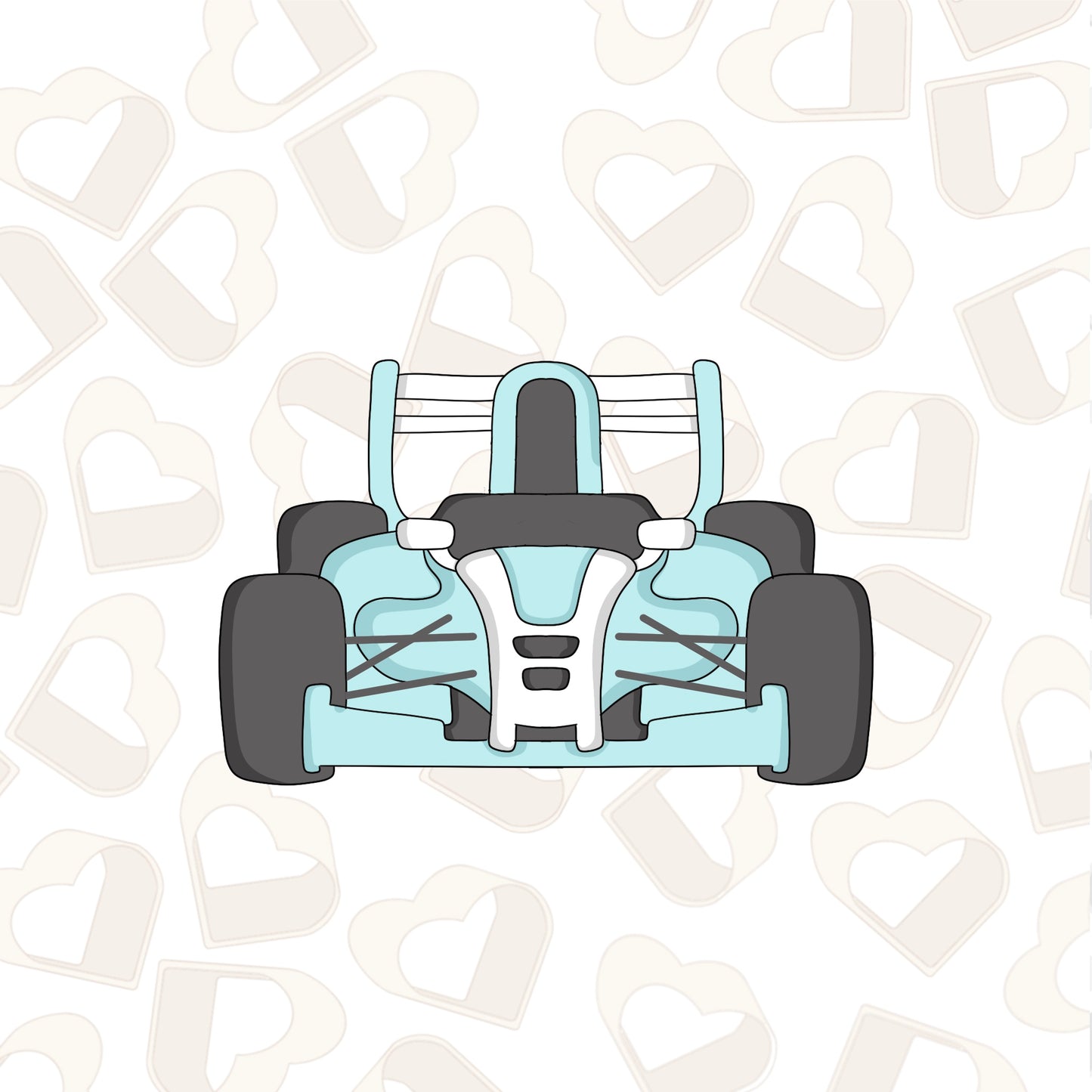 Formula Car 1 Cookie Cutter