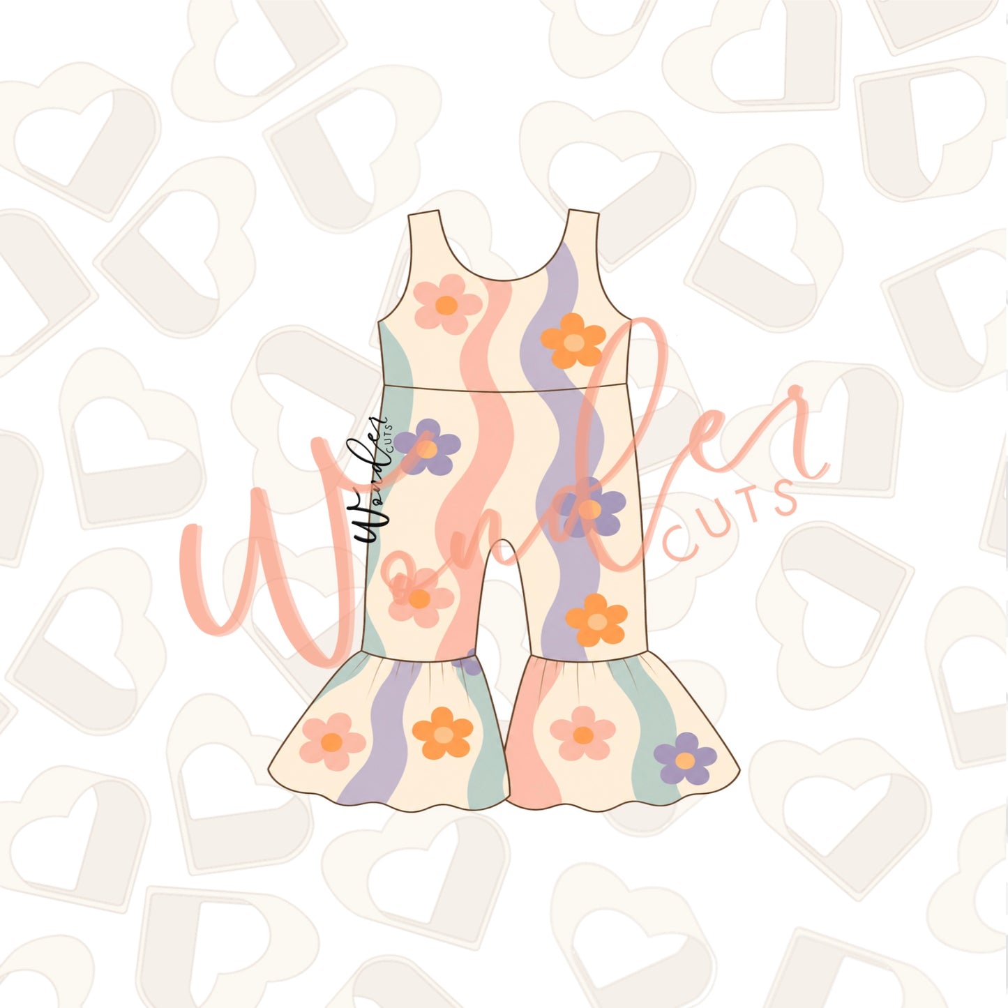 Groovy Outfit Cookie Cutter