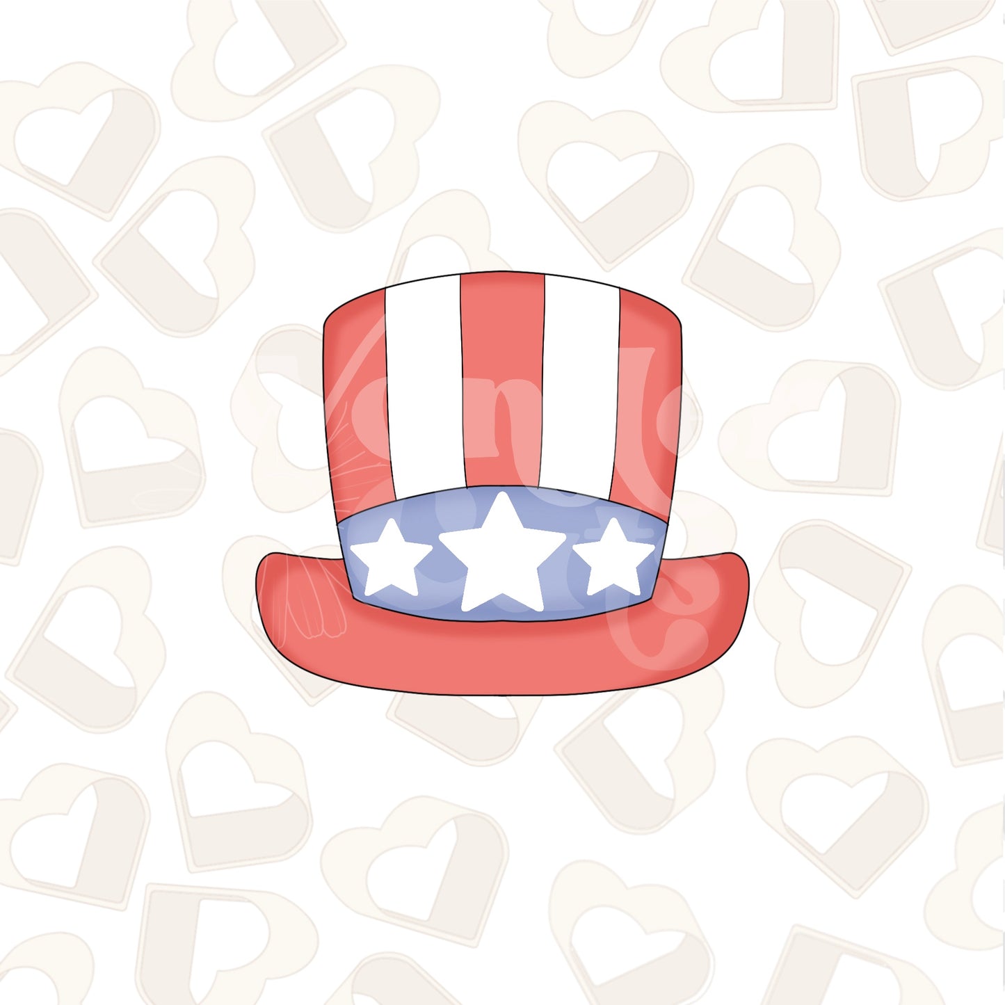Patriotic Hat Cookie Cutter