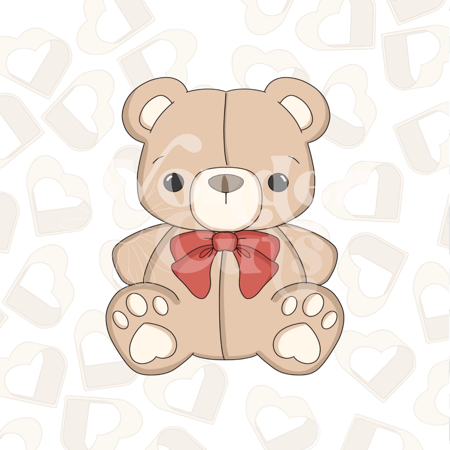 Valentine Bear- Instant Download STL