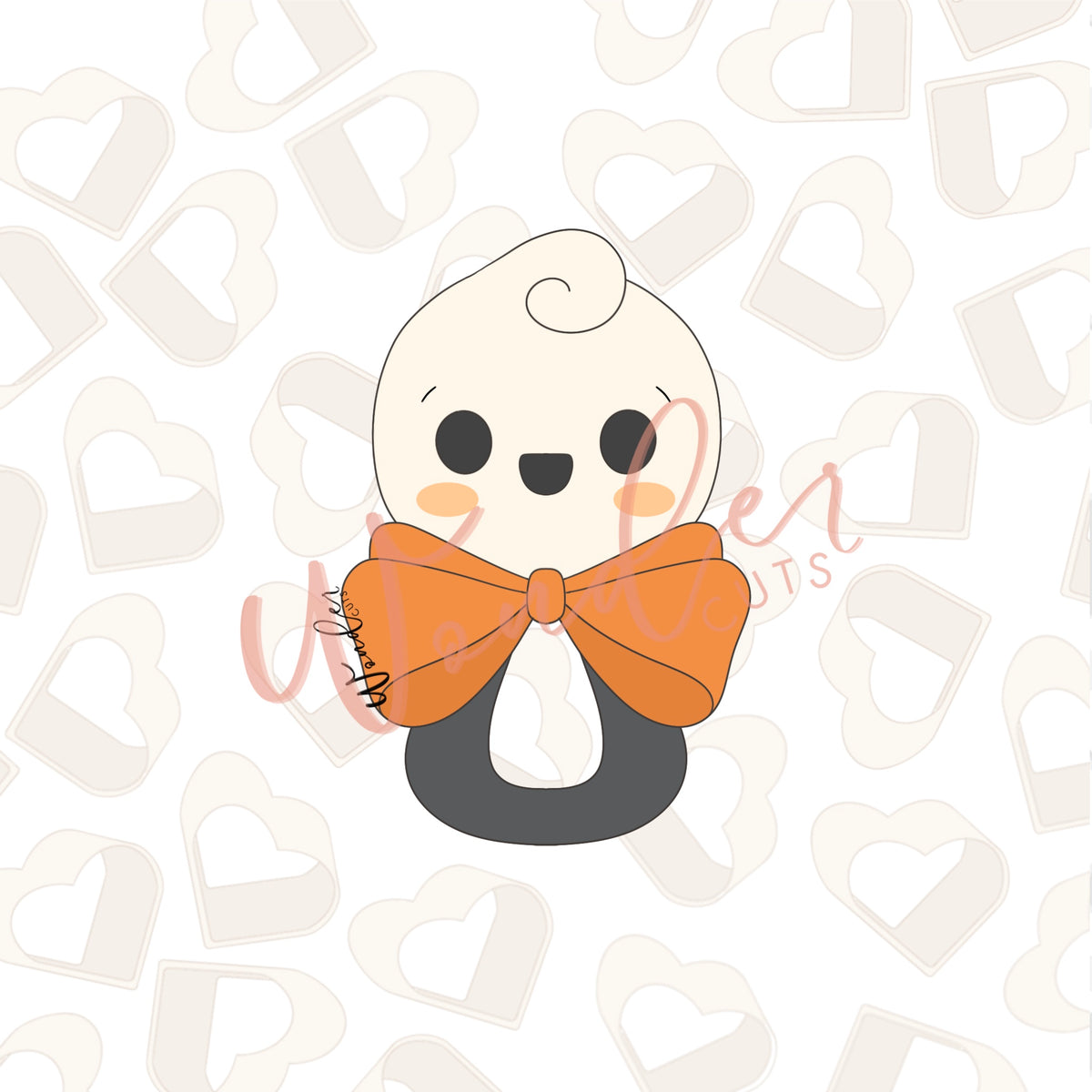 Boo Rattle Cookie Cutter