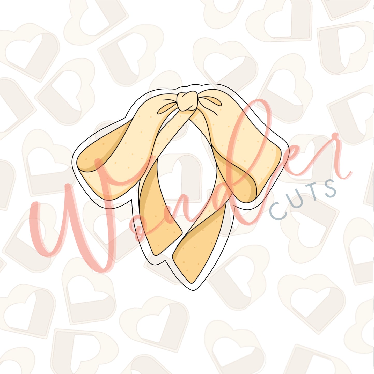 Girly Bow 4 Cookie Cutter