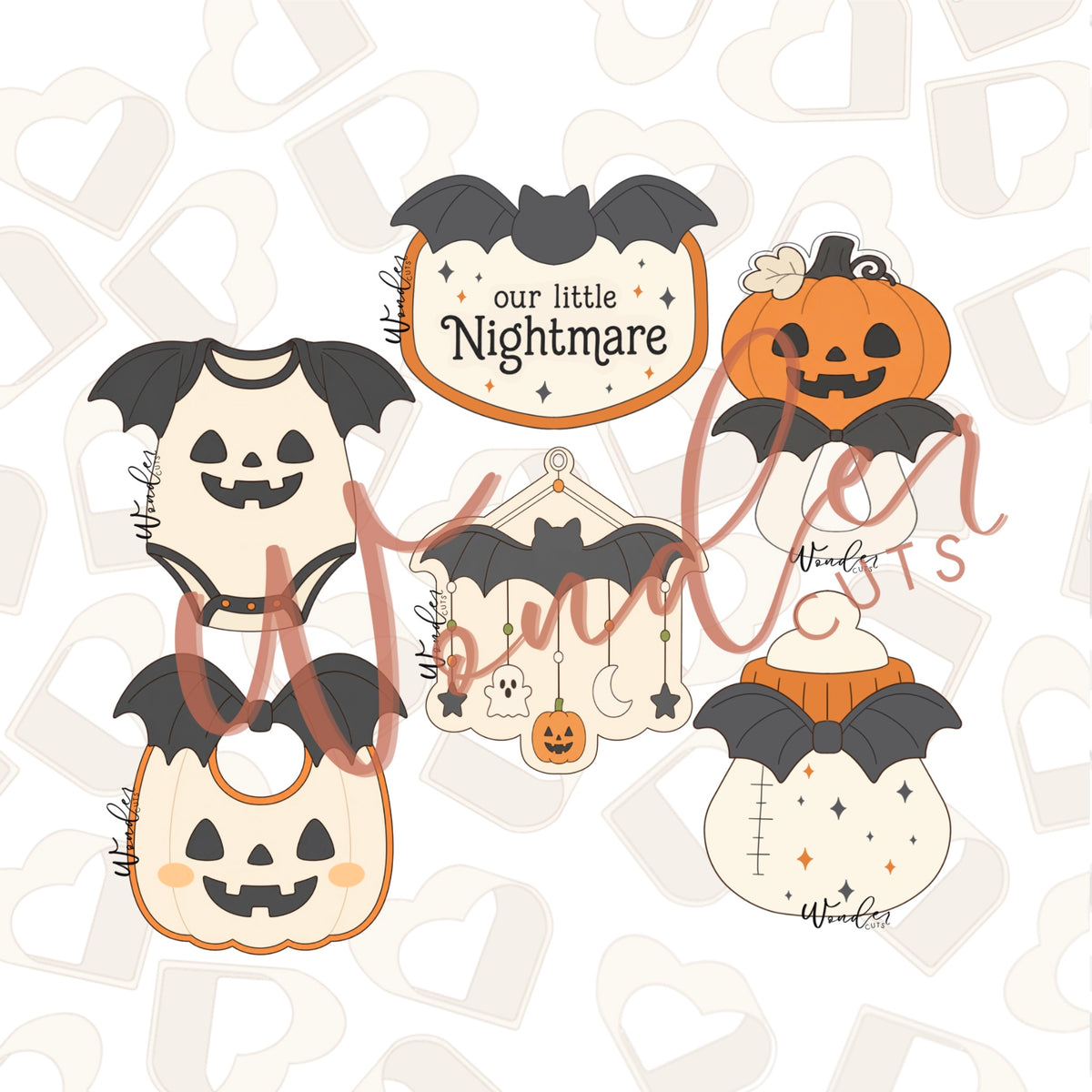 Little Nightmare Bundle of 6 Cookie Cutter