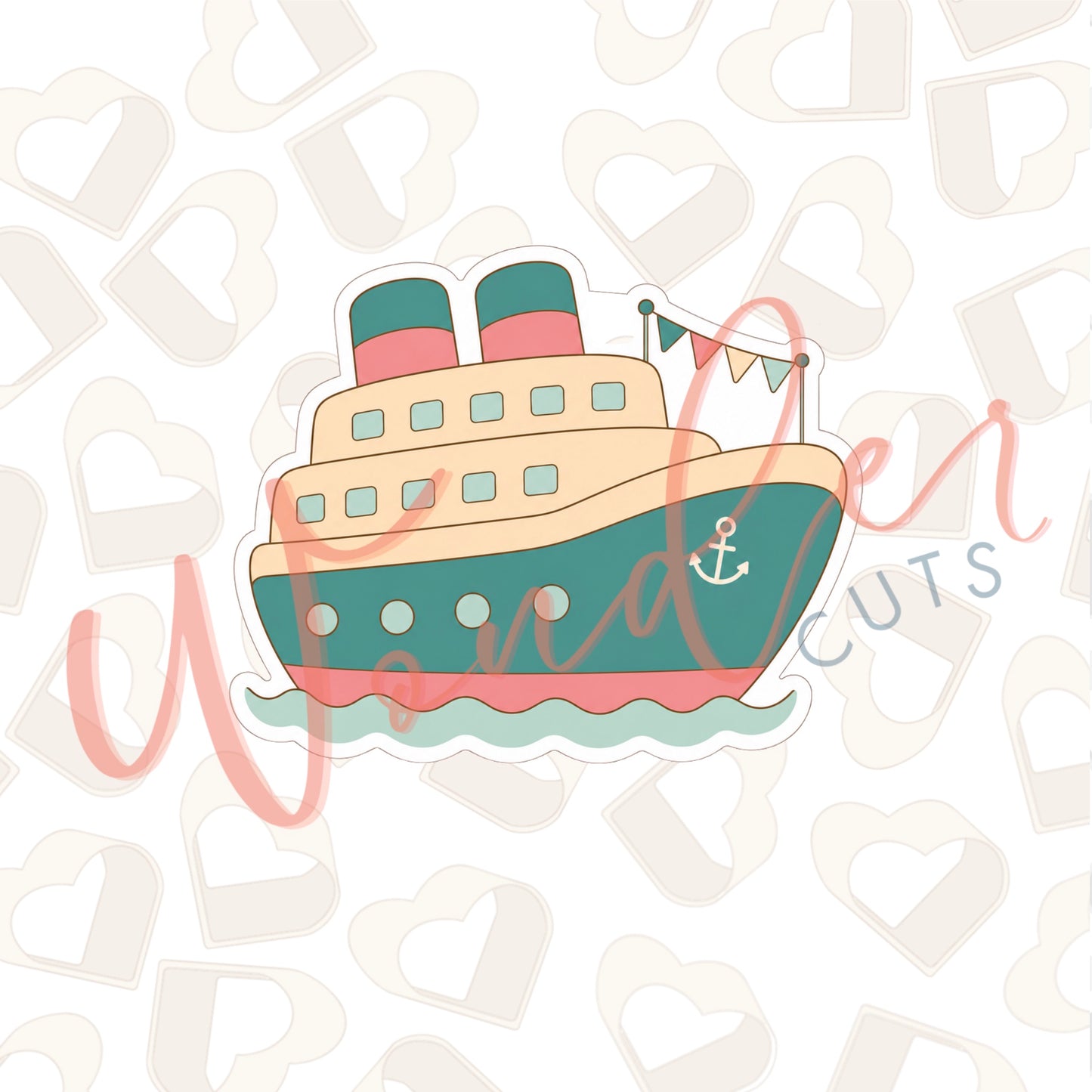 Cruise Ship Cookie Cutter
