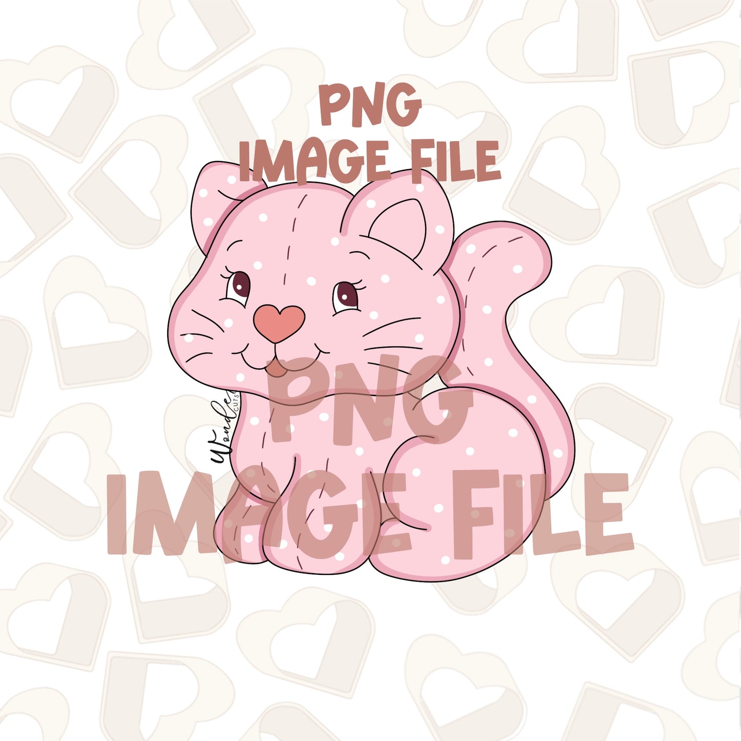 Berry Kitty- PNG Image File
