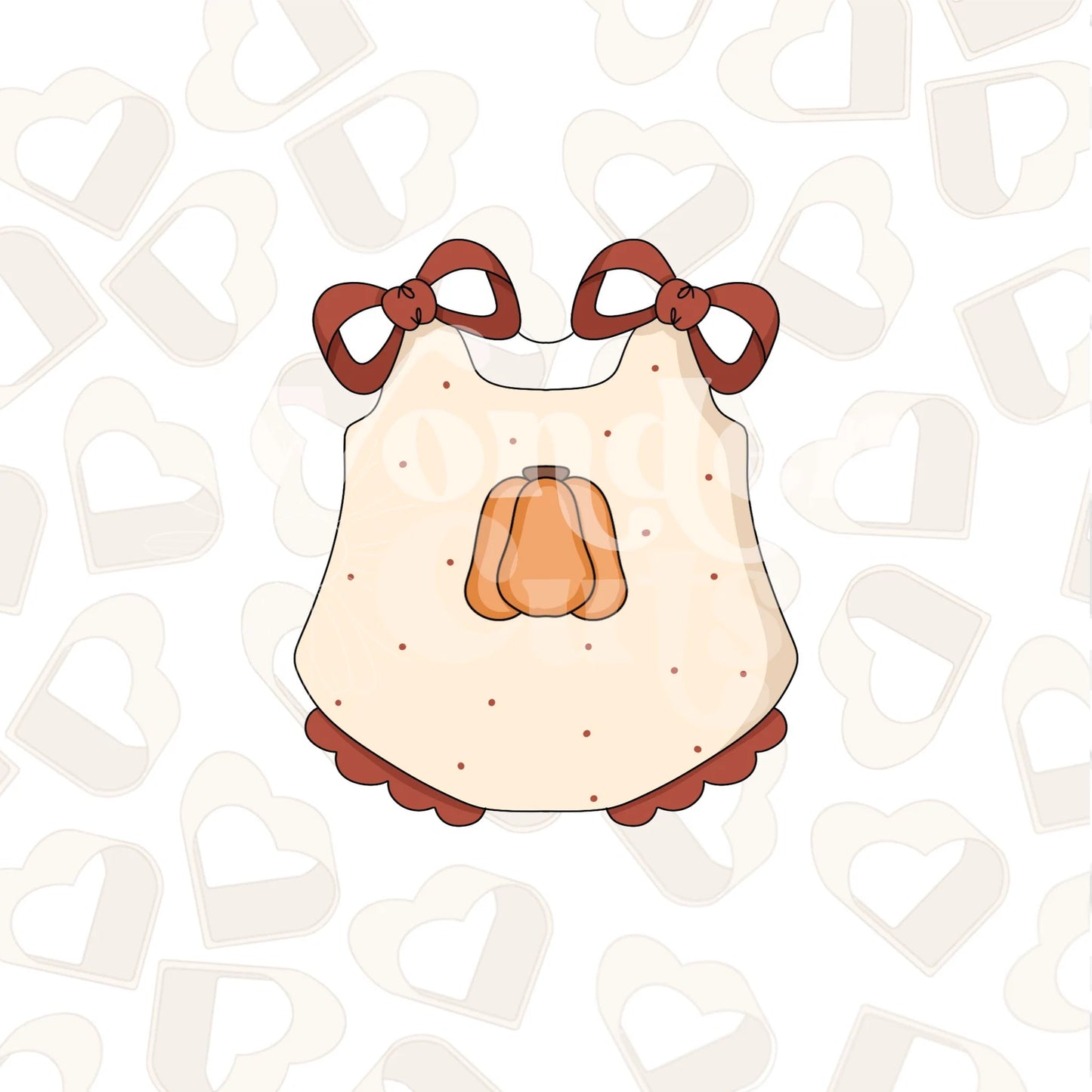 Bow Sleeve Onesie Cookie Cutter