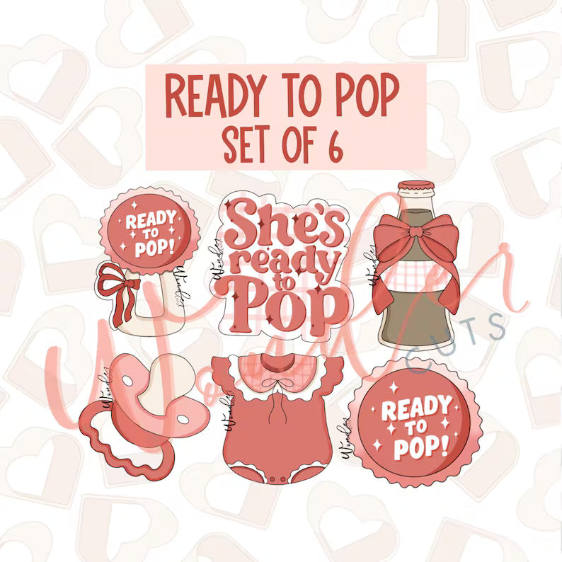 Ready to Pop Set of 6 Cookie Cutter