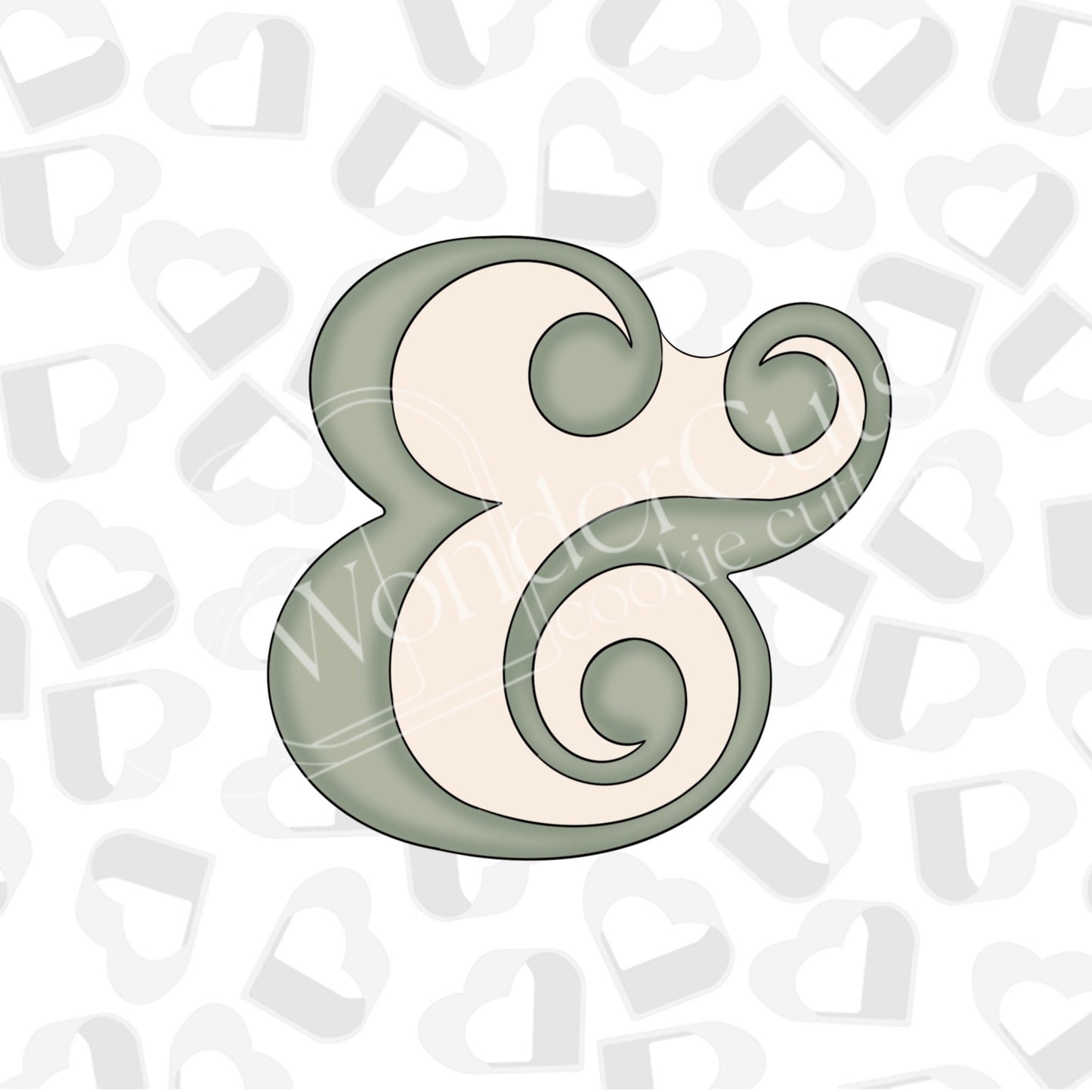 Fancy Ampersand Symbol Cookie Cutter