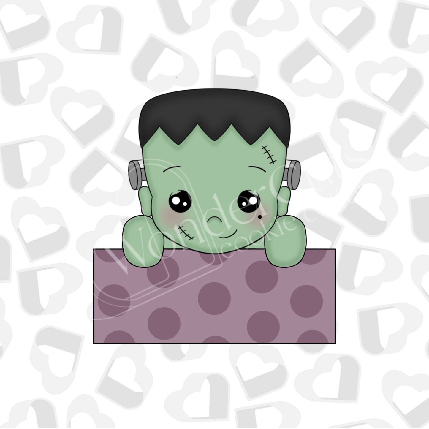 Frankenstein Name Plaque Cookie Cutter