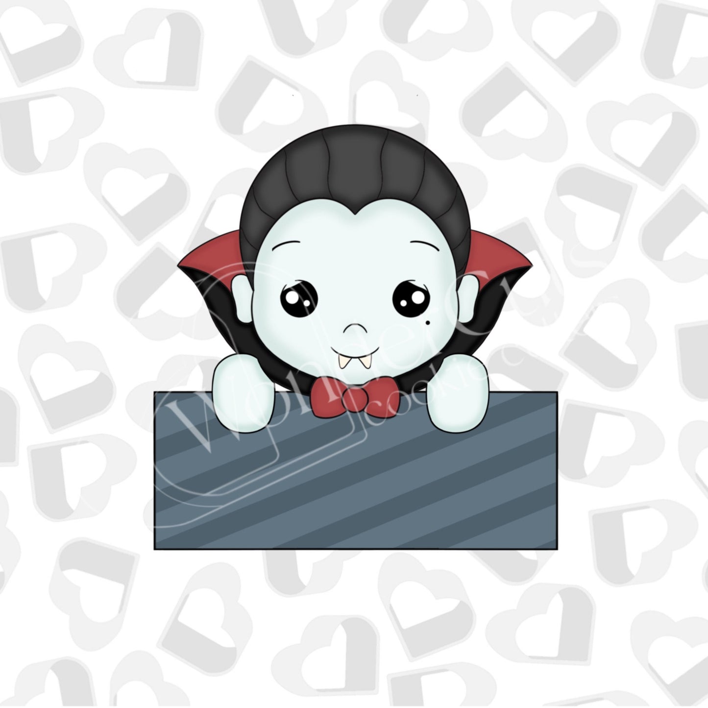 Vampire Name Plaque Cookie Cutter