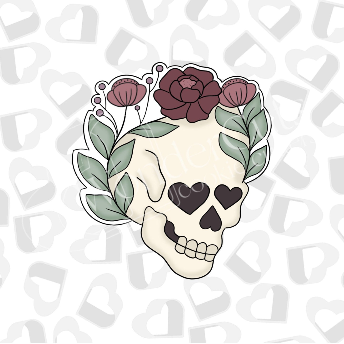 Floral Skull Edition 2 Cookie Cutter