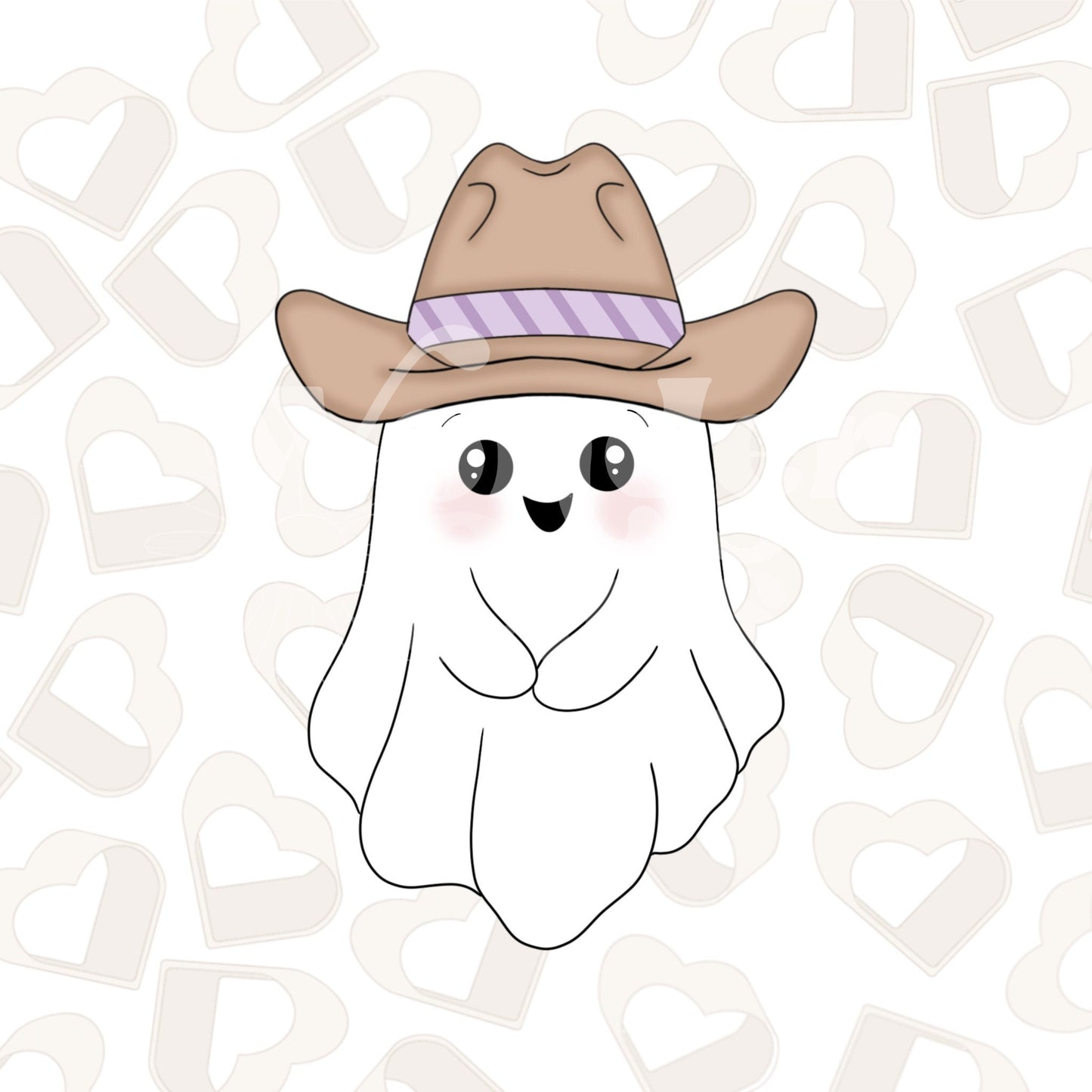 Cowboy Ghost Cookie Cutter