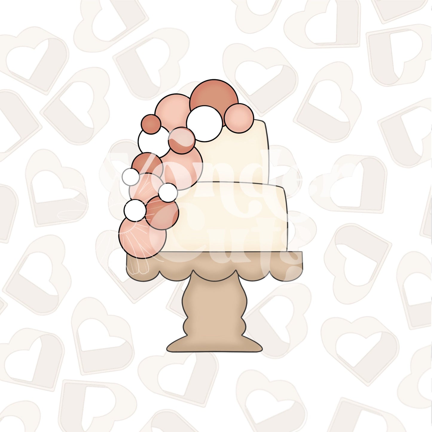 Bubble Tiered Cake Cookie Cutter