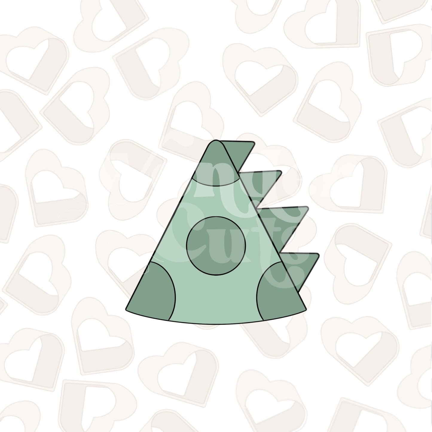 Dinosaur Party Hat Cookie Cutter