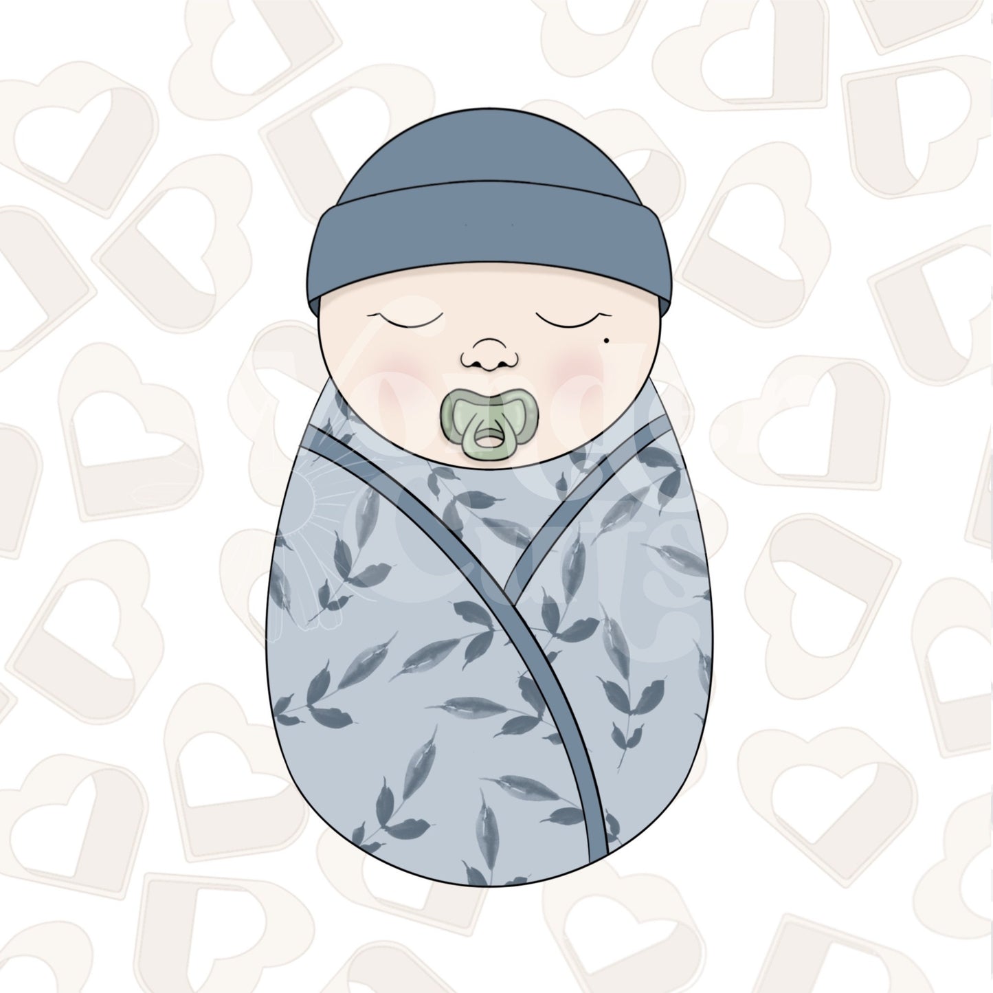 Baby Swaddle Cookie Cutter