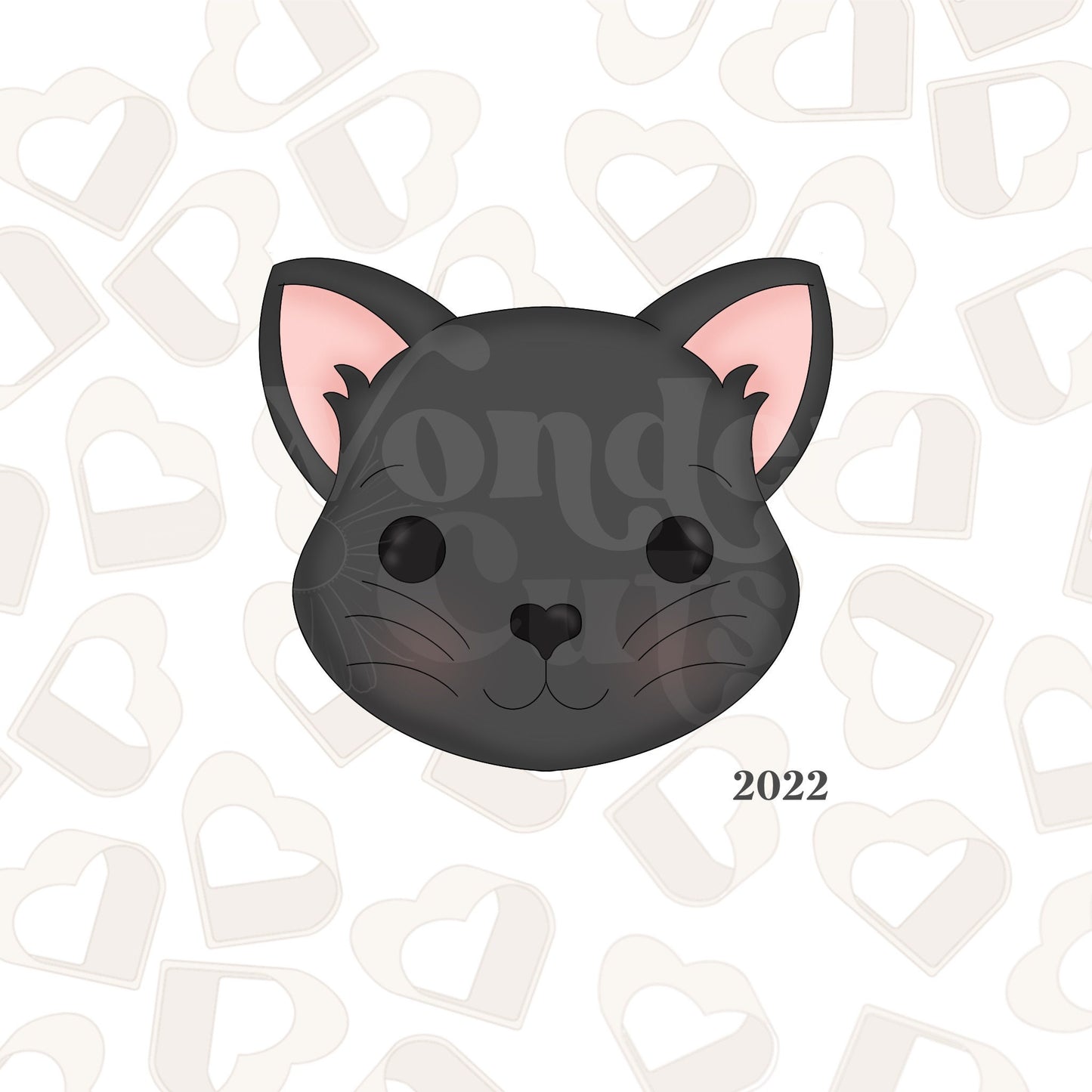 2022 Black Cat - Halloween Cookie Cutter