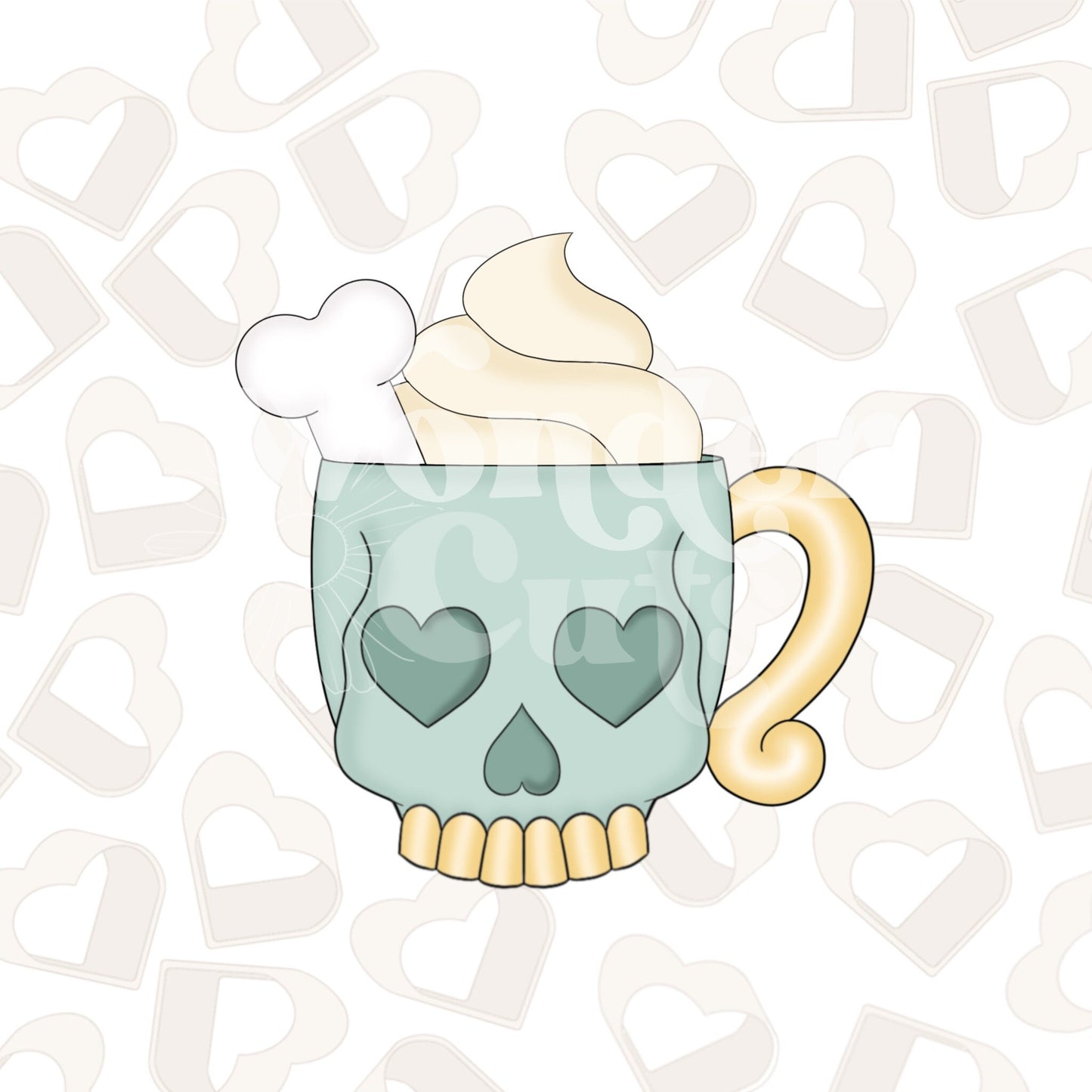 Skull Mug Edition 3 Cookie Cutter