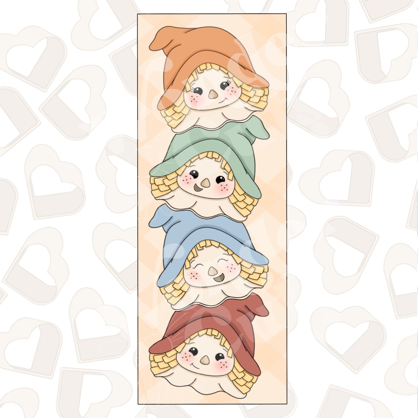 Stacking Scarecrows Set of 2 Cookie Cutter