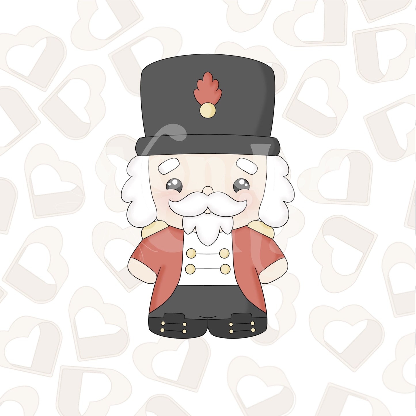 Cheerful Nutcracker Cookie Cutter