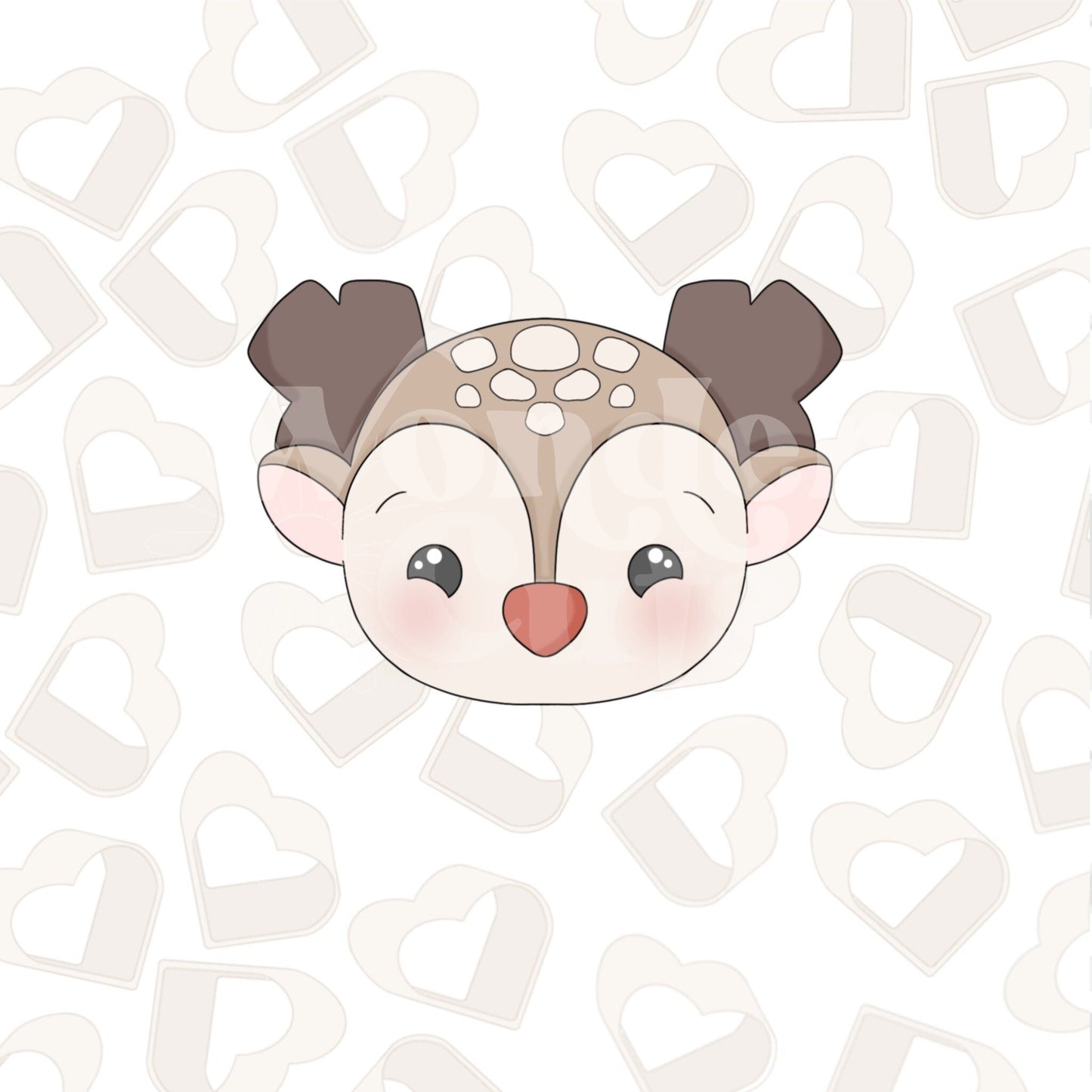 Reindeer Face Edition 1 Cookie Cutter