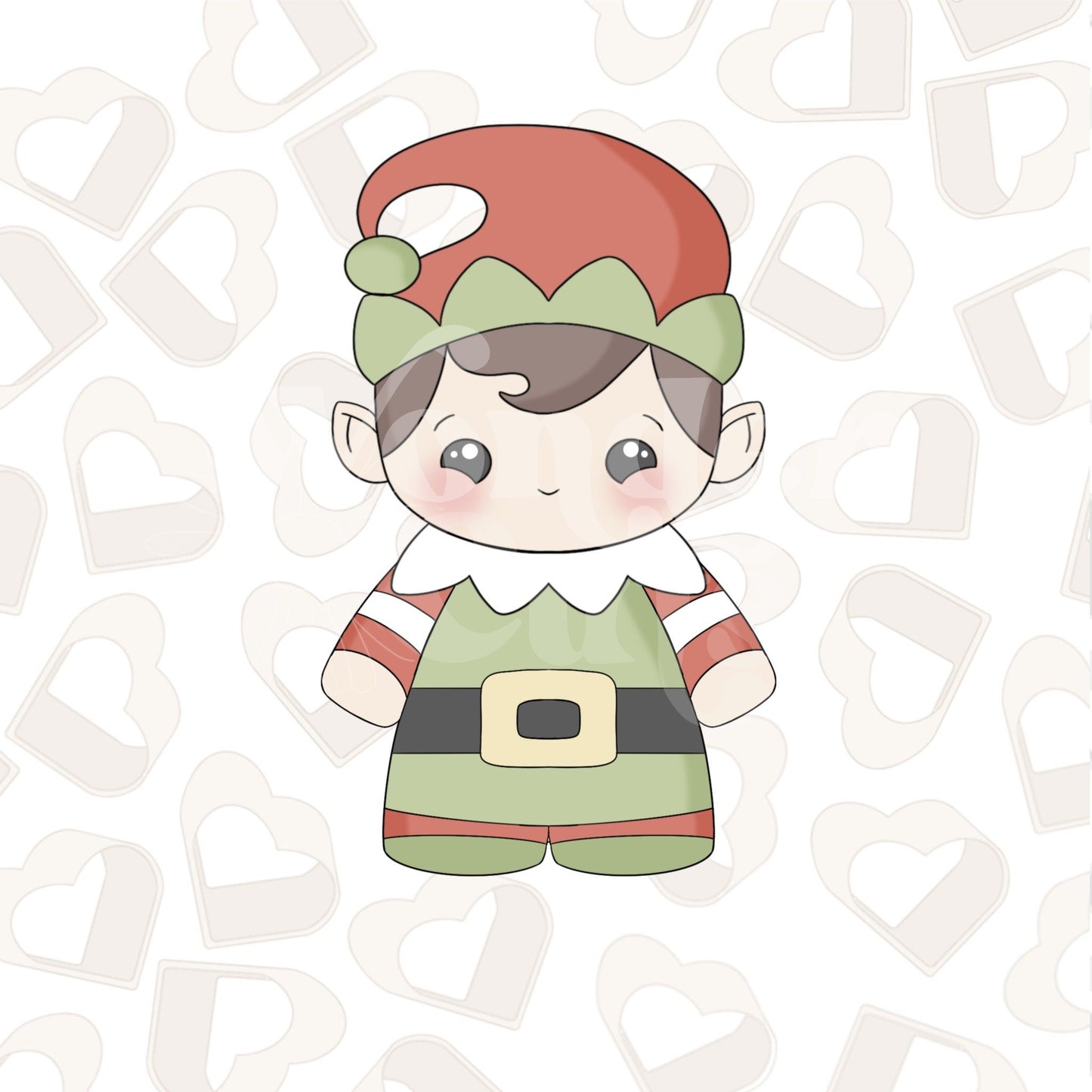 Cheerful Elf Boy Cookie Cutter