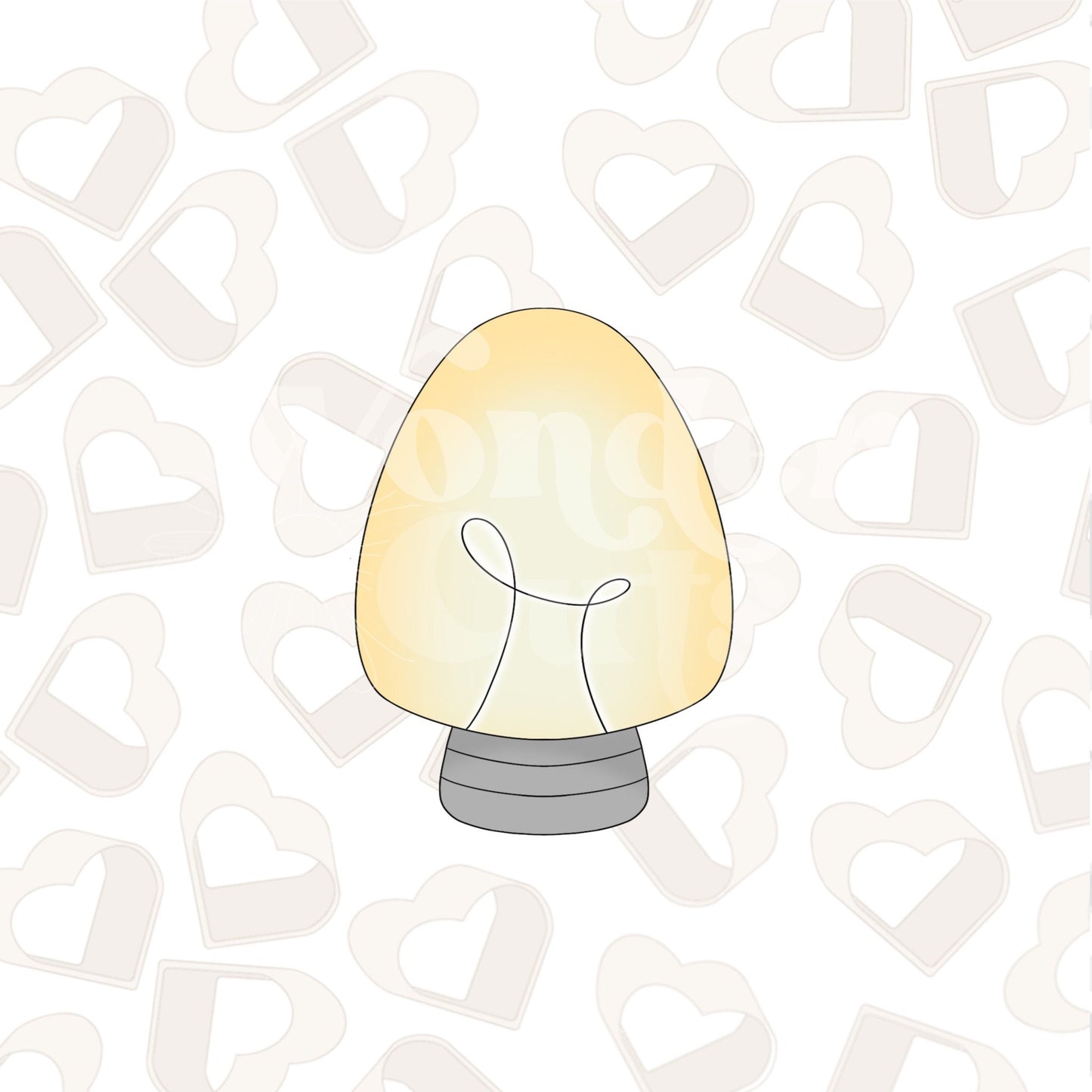 Advent Lightbulb Cookie Cutter