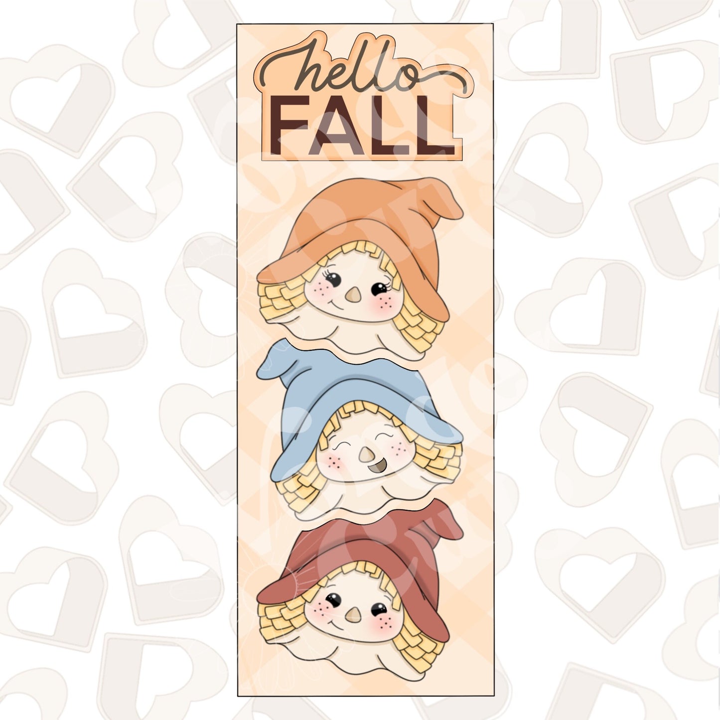 Hello Fall Stacking Set of 3 Cookie Cutter