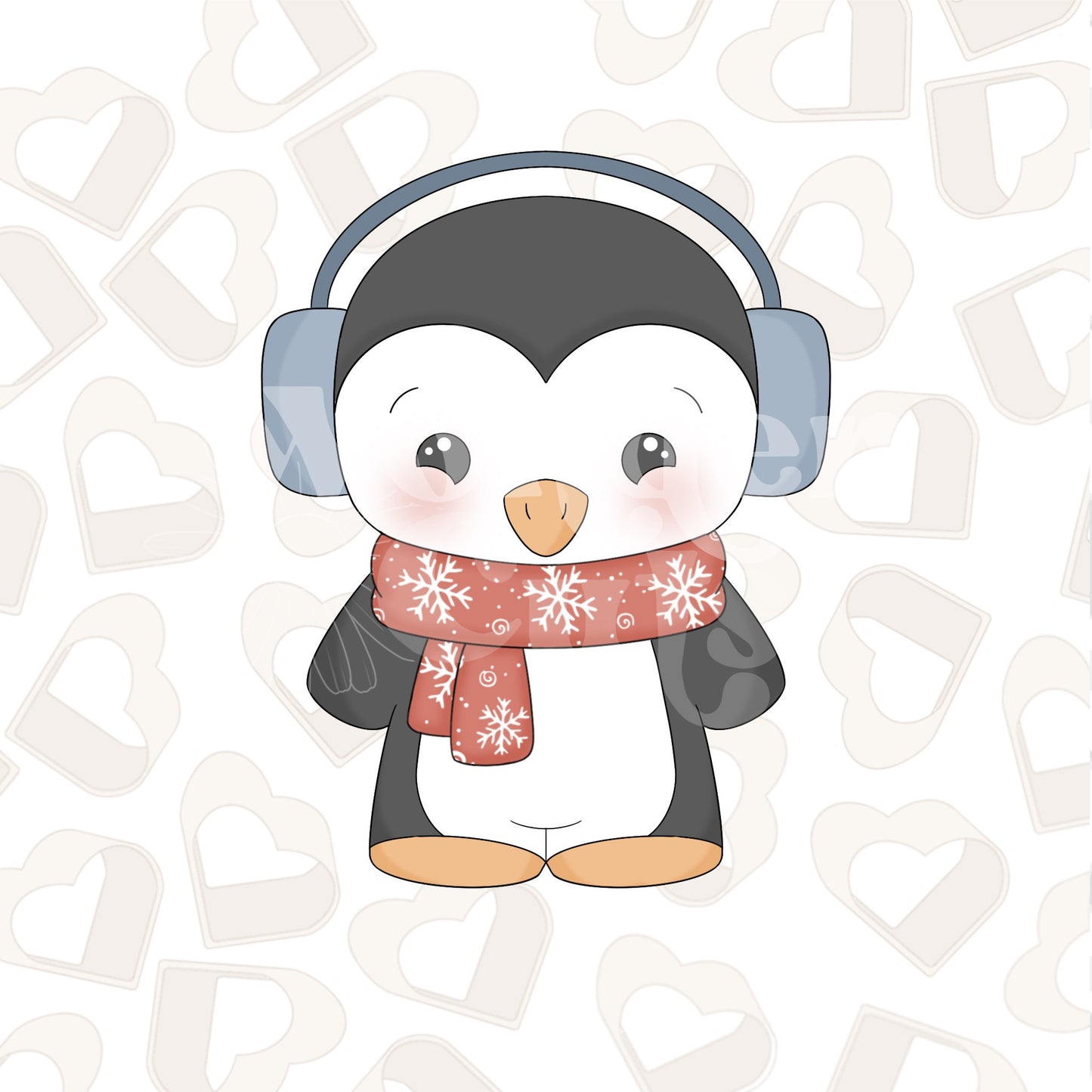 Cheerful Penguin Cookie Cutter
