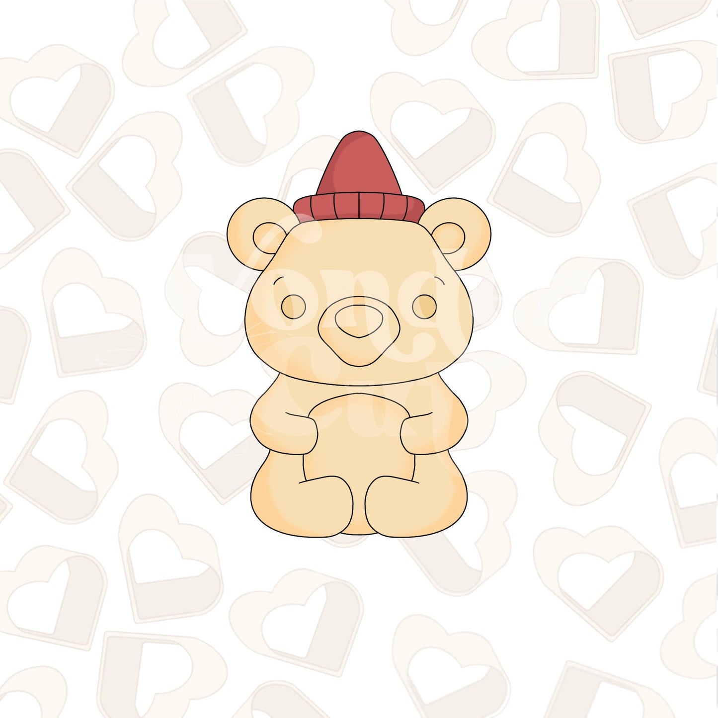 Honey Bear Bottle Cookie Cutter