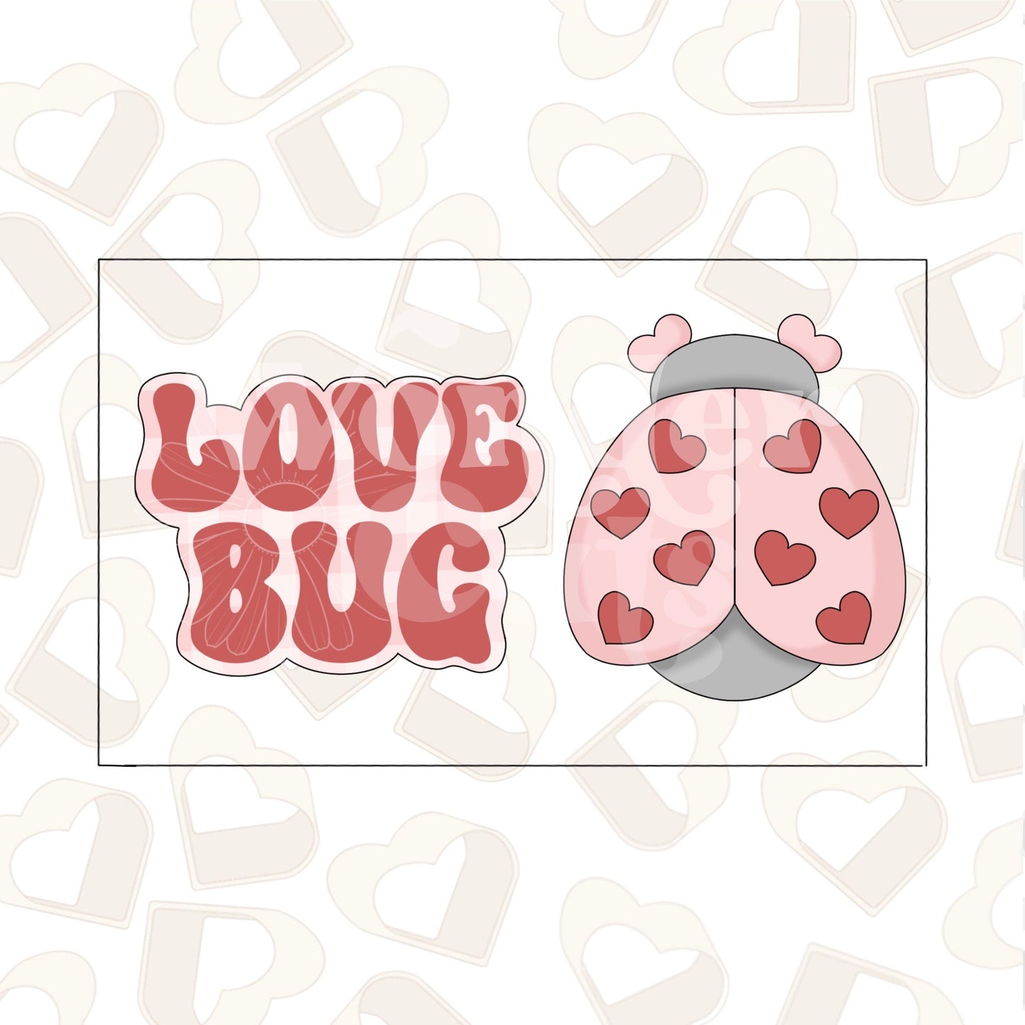 Love Bug Set of 2 Cookie Cutter