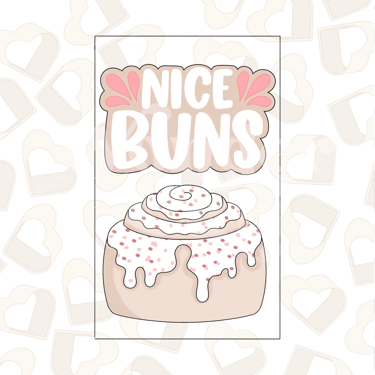 Nice Buns Set of 2 Cookie Cutter