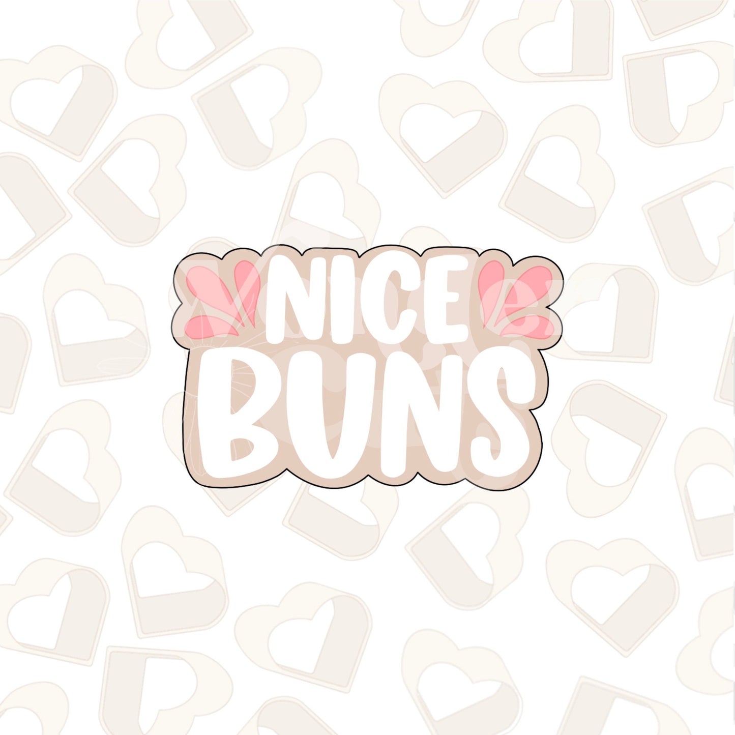 Nice Buns Cookie Cutter