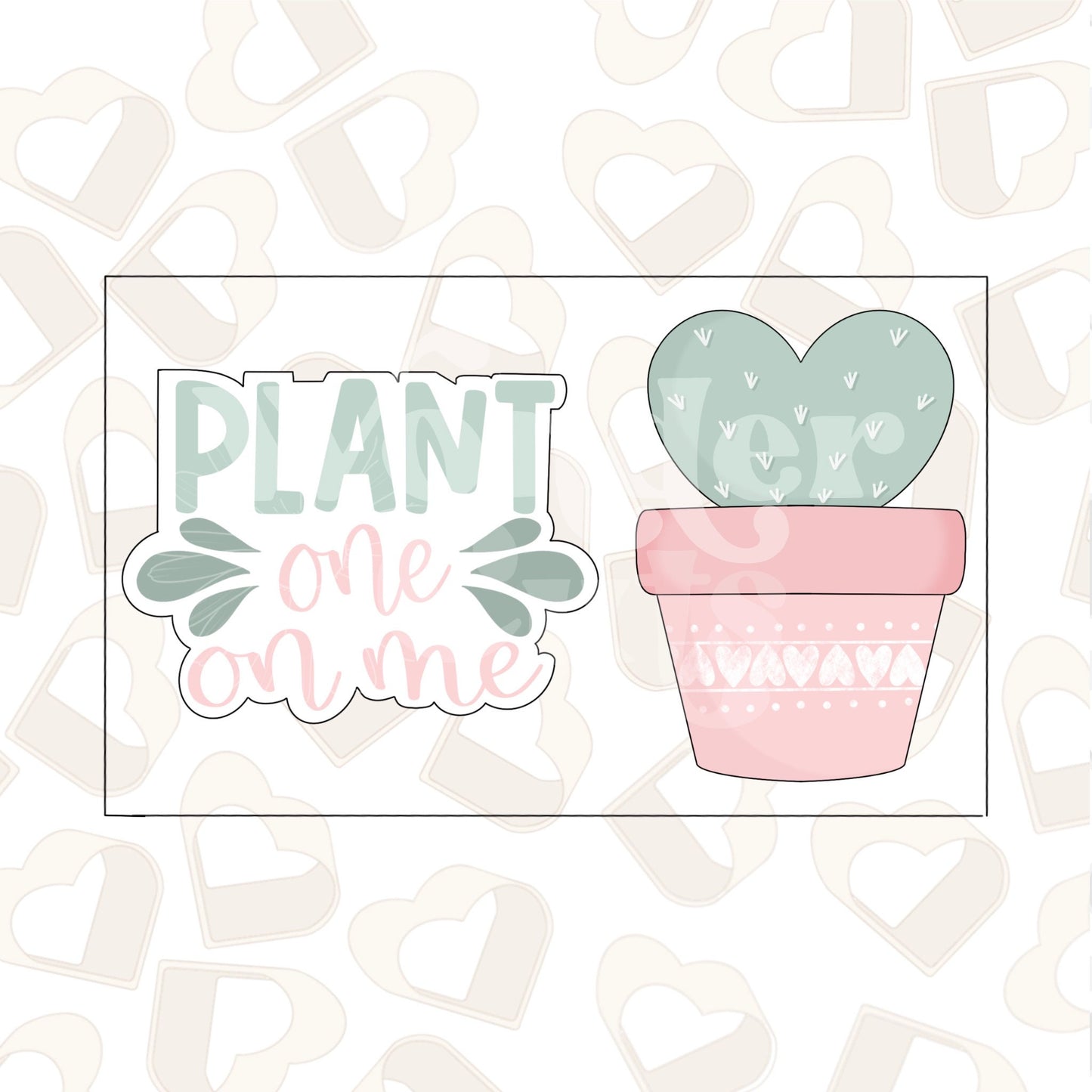 PLANT One On Me Set of 2 Cookie Cutter