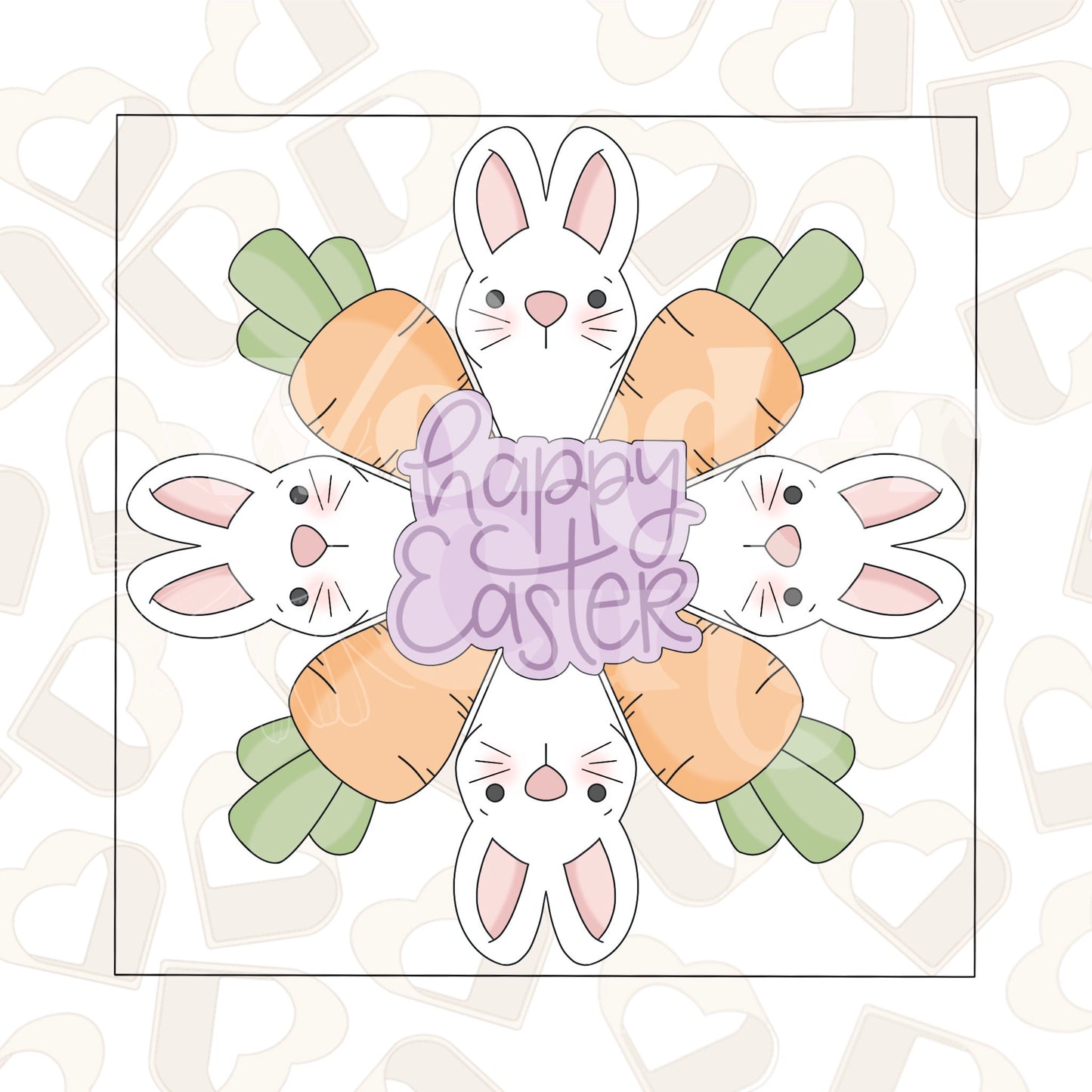 2023 Easter Platter Cookie Cutter
