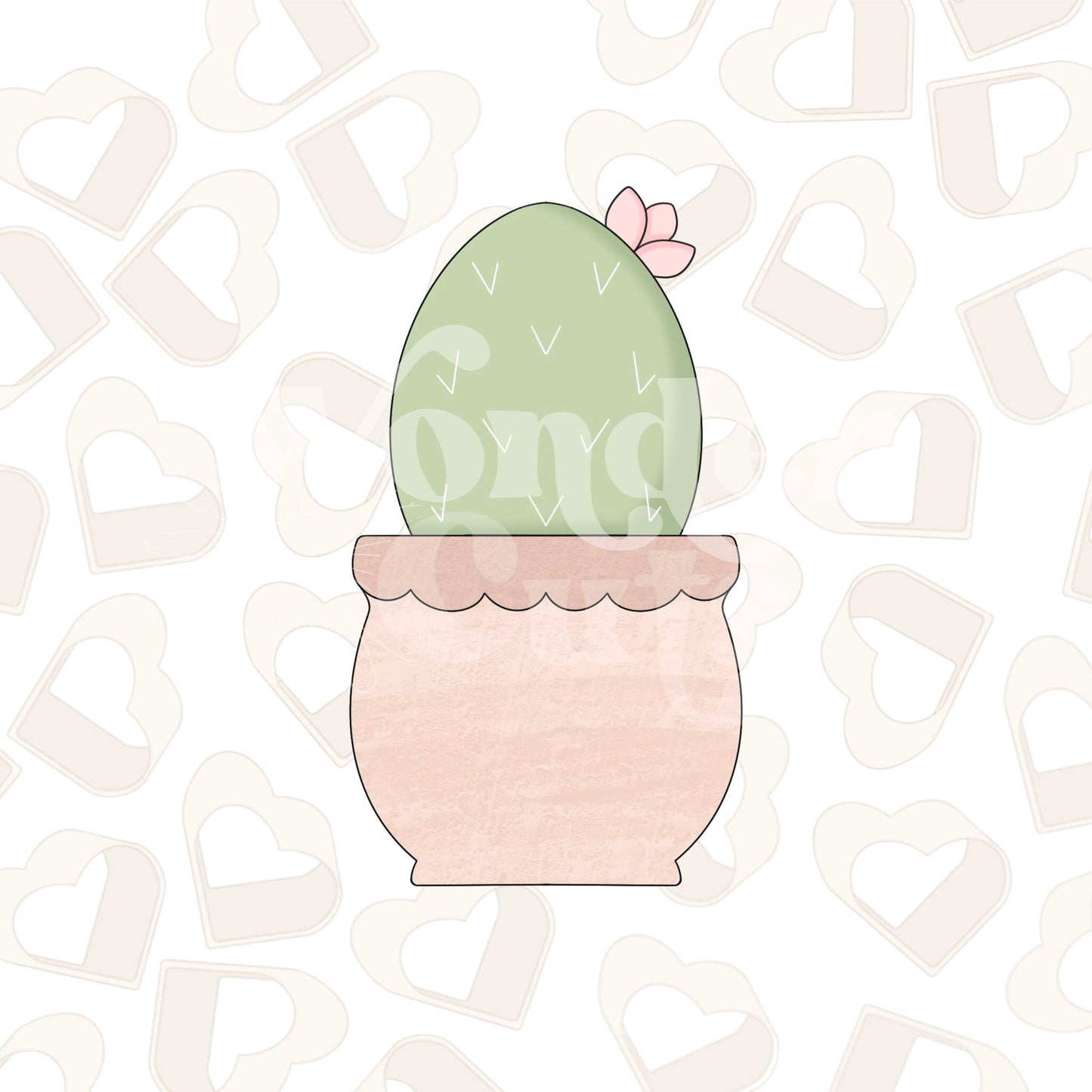Egg Cactus Cookie Cutter