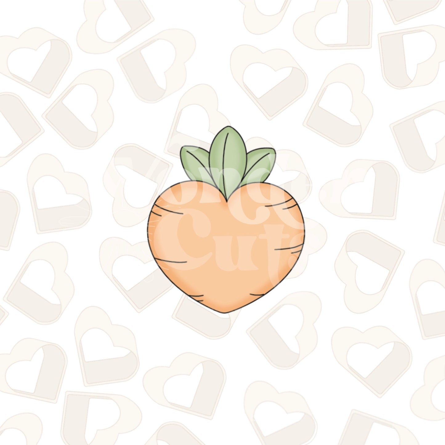 Heart Carrot Cookie Cutter