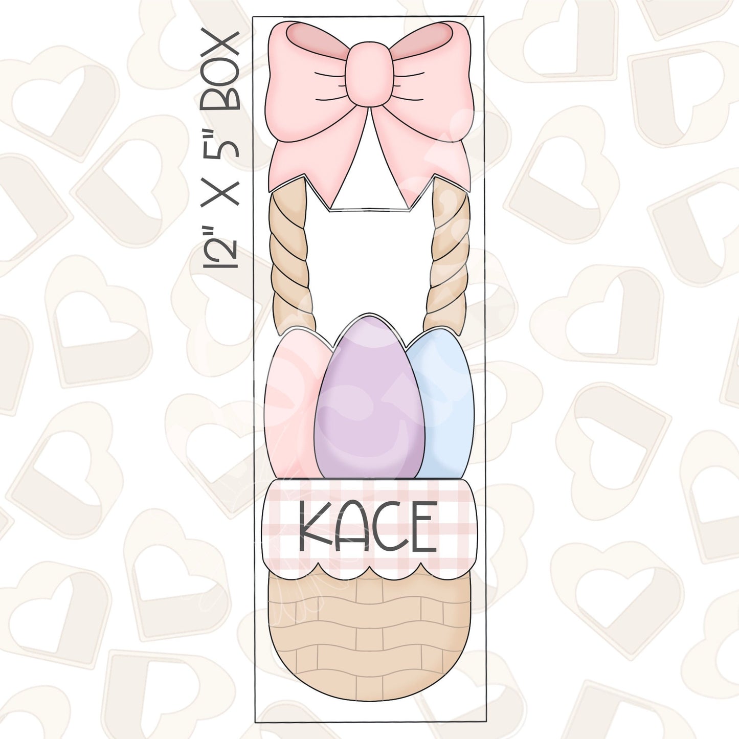 Stacking Easter Basket Cookie Cutter