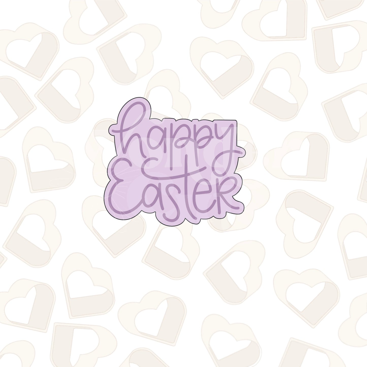 Happy Easter Plaque Cookie Cutter