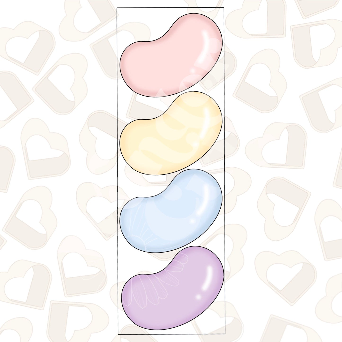 Jelly Bean Cookie Cutter