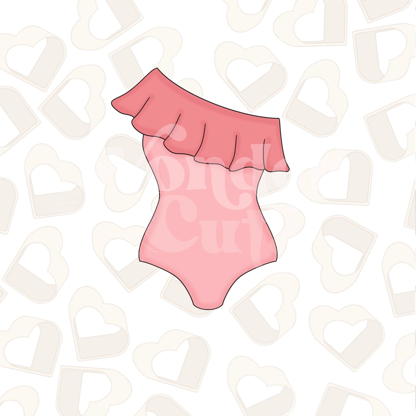 Ruffle Swimsuit Cookie Cutter