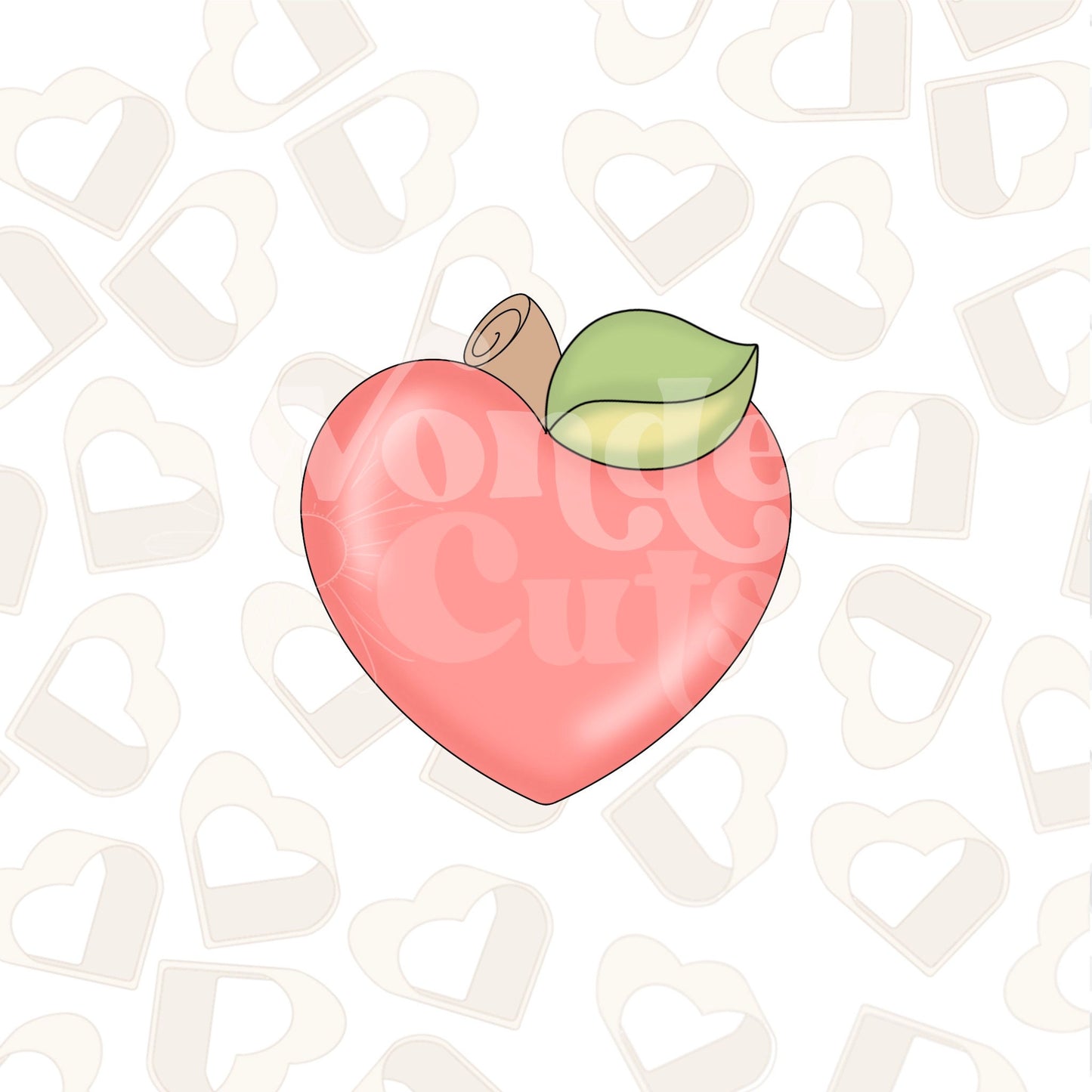 Apple Heart Cookie Cutter