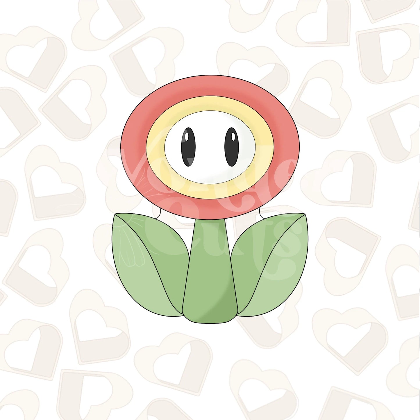 Video Game Flower Cookie Cutter