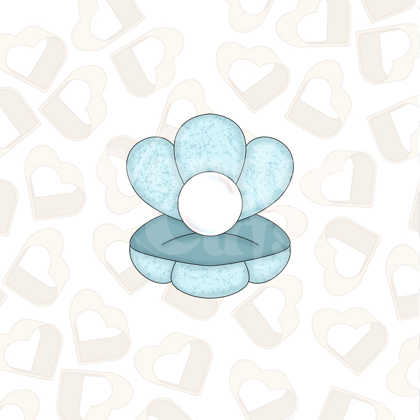 Shell with Pearl Cookie Cutter
