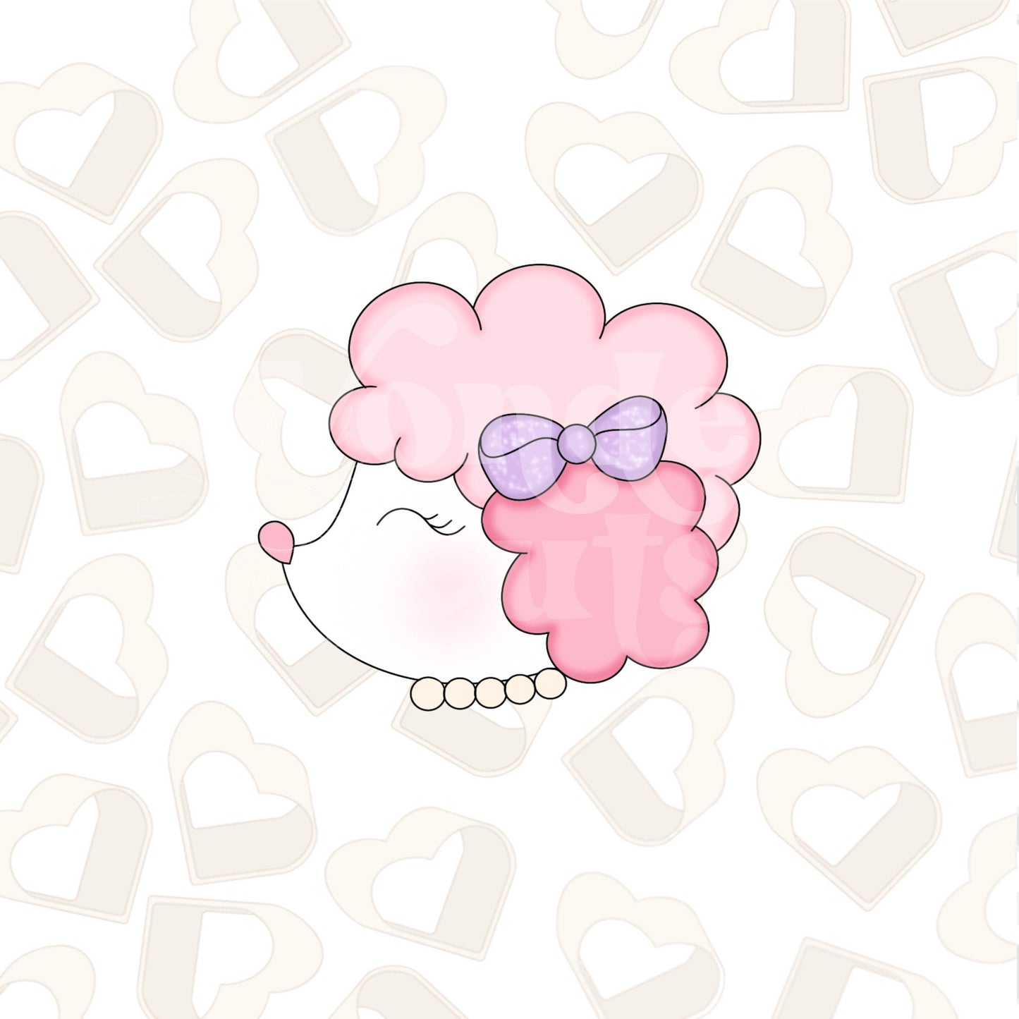 Poodle Head Cookie Cutter