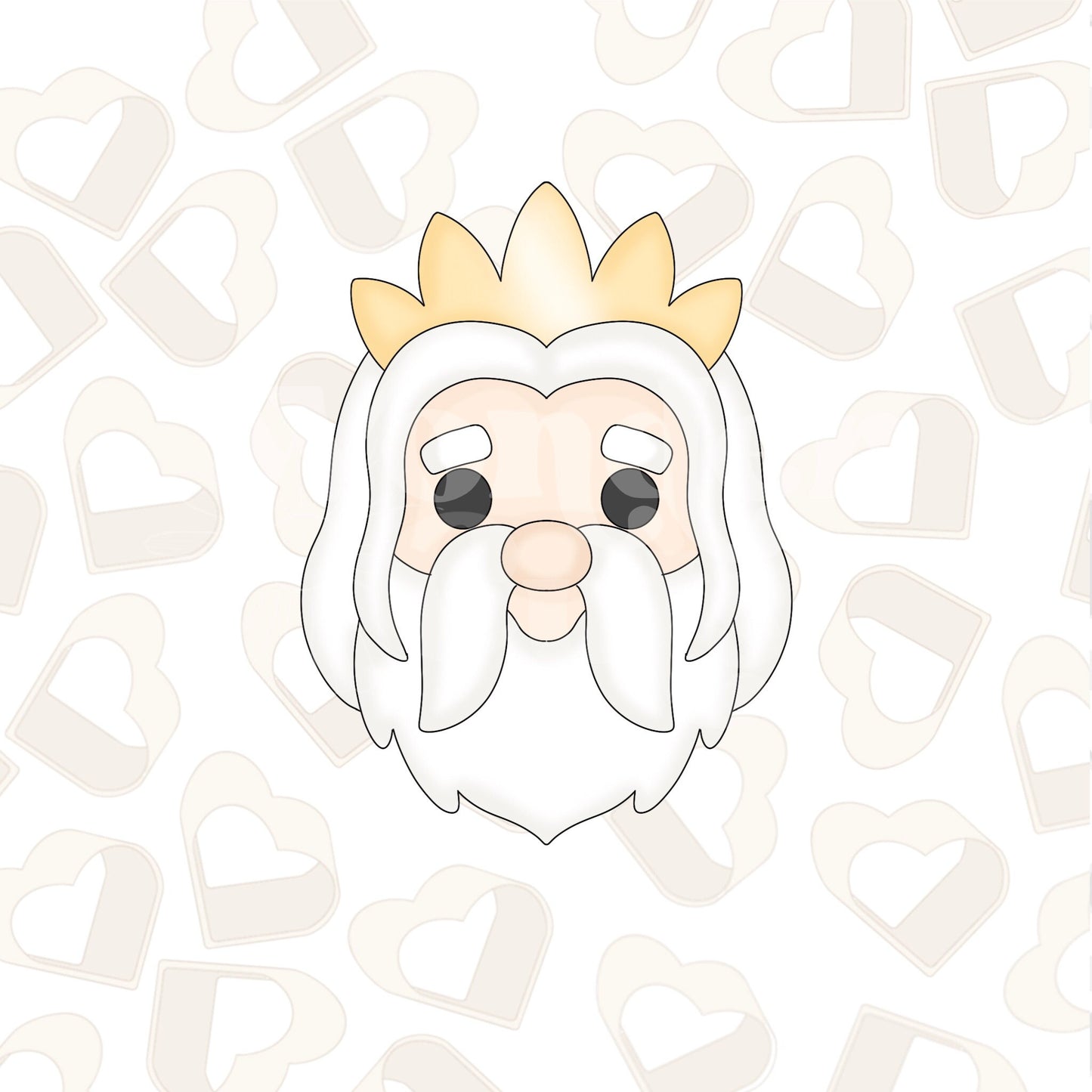 Mermaid King Cookie Cutter
